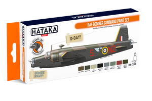 Kit de peinture Hataka HTK-CS102 RAF Bomber Command (8 x 17 ml)