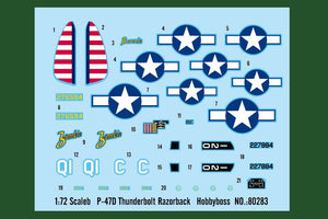Hobby Boss 80283 P-47D Thunderbolt Razorback 1/72 – imagen 5