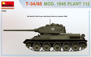MiniArt 37091 T-34/85 Mod. 1945. Plant 112 1/35 – Bild 3