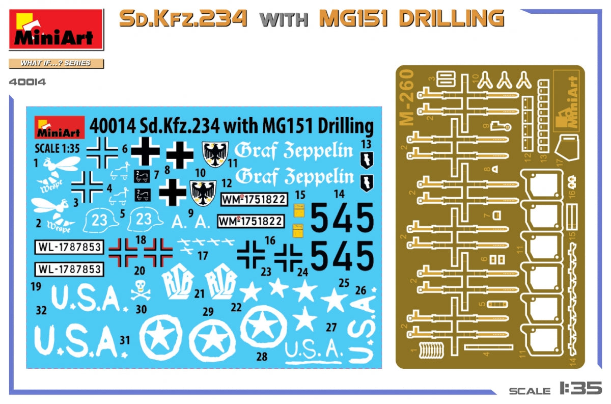 MiniArt 40014 Sd.Kfz.234 WITH MG151 DRILLING 1/35 – Bild 2