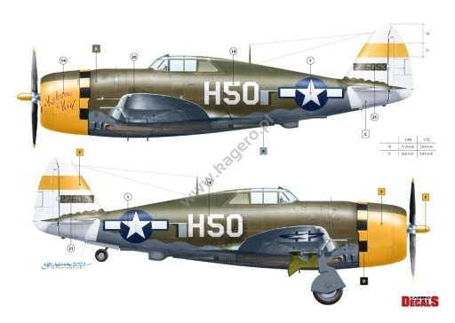 Kagero KD48006 Republic P-47 Thunderbolt D 1/48 – imagen 4