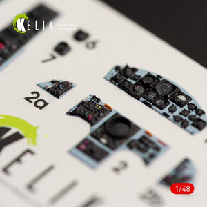 KELIK K48030 F-104J &amp;quot;STARFIGHTER&amp;quot; INTERIOR 3D DECALS FOR KINETIC KIT 1/48 – Bild 4