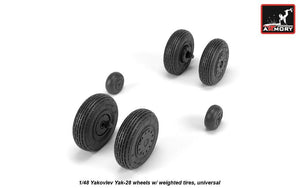 Armory Models AW48037 Yak-28 wheels w/ weighted tires 1/48 – Bild 3