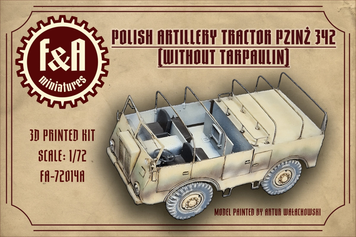 F&A Miniatures FA-72014A Pzinż 342 ciągnik bez plandeki 1/72
