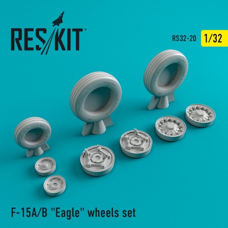 RESKIT RS32-0020 F-15 (A/B) &amp;quot;Eagle&amp;quot;resin wheels 1/32