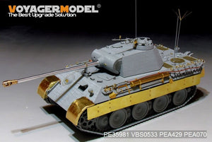 Maquette Voyager PE35981 Char Panther A allemand de la Seconde Guerre mondiale (modèle de base) pour TAKOM au 1/35 – image 15