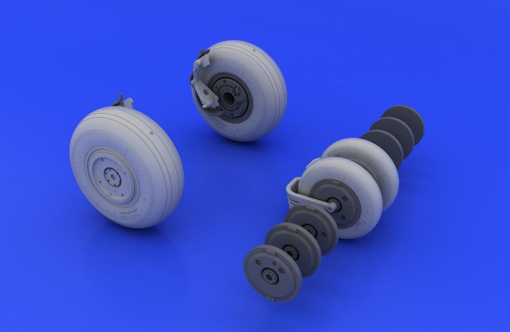 Eduard 648037 MiG-29 wheels 1/48 (Eduard, Academy) – imagen 4