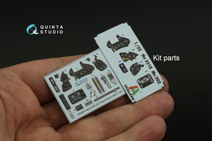 Quinta Studio QD32201 Macchi MC.202 Folgore Early 3D-Printed &amp;amp; coloured Interior on decal paper (Italeri) 1/32 – imagen 13