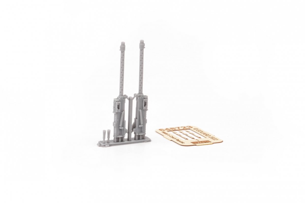 Eduard 648847 A6M2-N Rufe cannon barrels &amp;amp; cockpit guns PRINT EDUARD 1/48 – zdjęcie 4