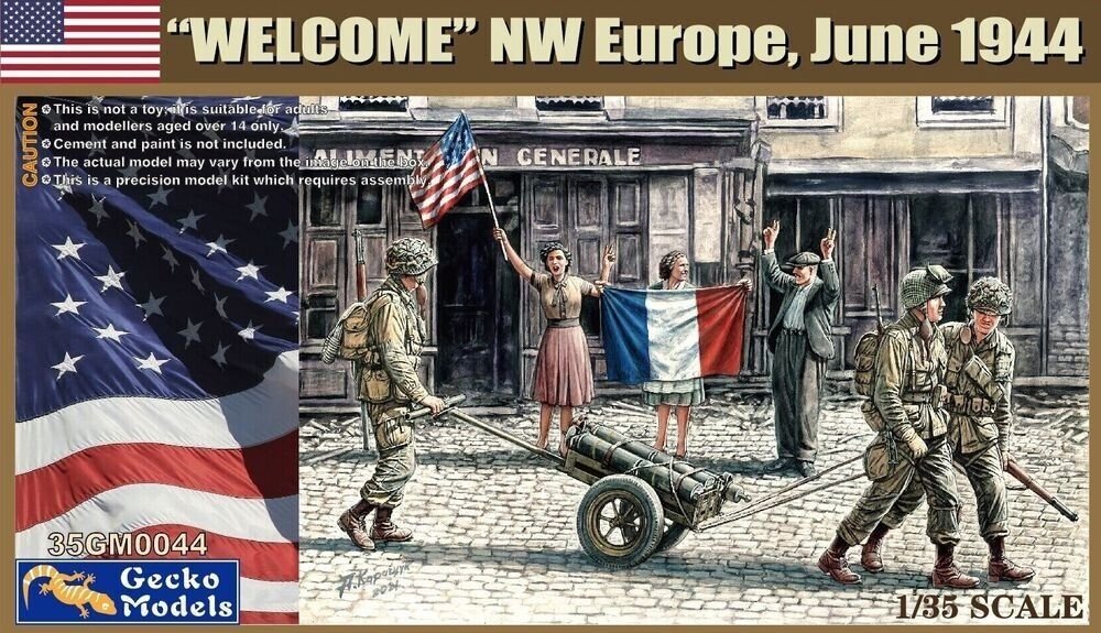 Gecko Models 35GM0044 « BIENVENUE » Europe du Nord-Ouest, juin 1944 « BIENVENUE » Europe du Nord-Ouest, juin 1944 1/35