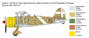 Italeri 2801 FIAT CR.42 Falco 1/48 – zdjęcie 6