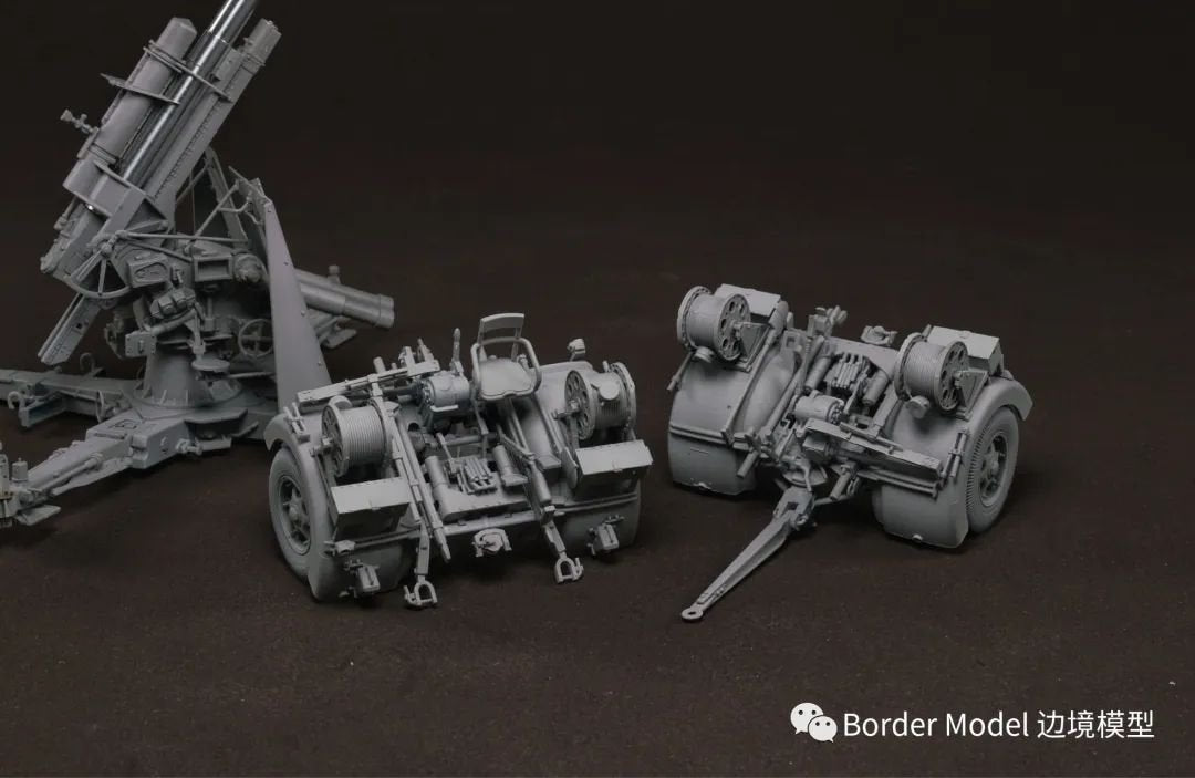 Border Model BT-013 German 88mm Gun Flak36 w/6 anti-aircraft artillery crew members 1/35 – imagen 2