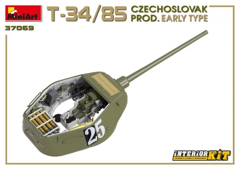 Miniart 37069 T-34/85 Czechoslovak Prod. Early Type 1/35 – image 14
