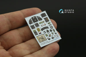 Quinta Studio QD48423 Fairey Fulmar Mk.I 3D-Printed &amp;amp; coloured Interior on decal paper (Trumpeter) 1/48 – immagine 4