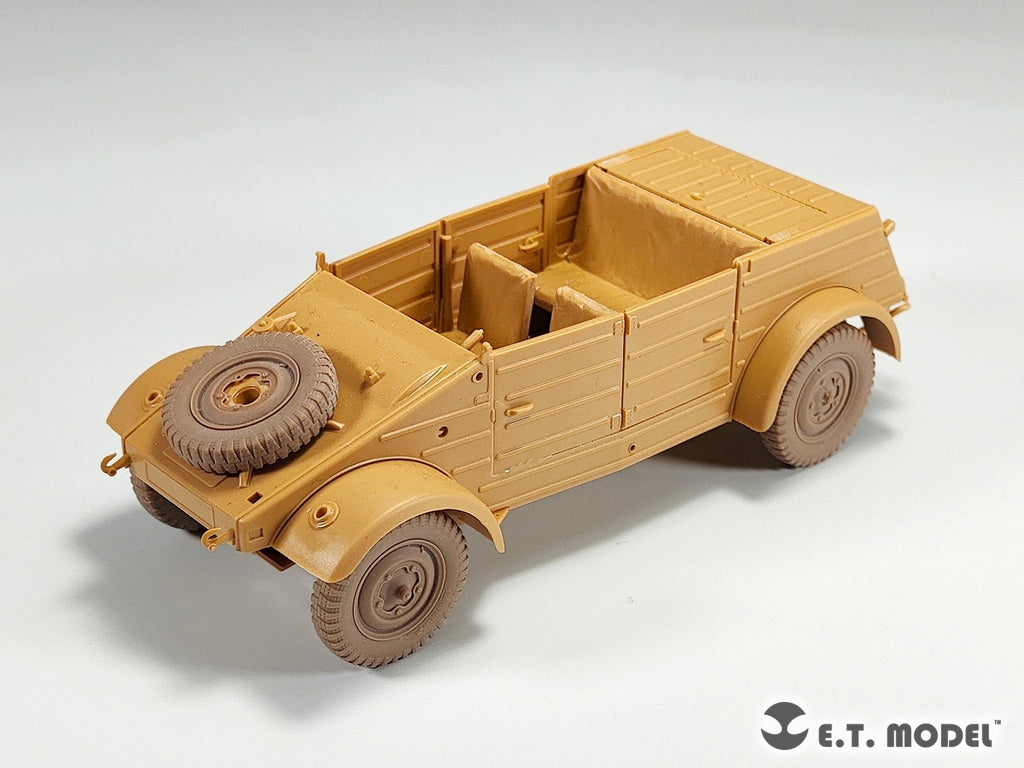 E.T. Model P35-138 WWII German Kübelwagen Type82 Sagged wheels Narrow For TAMIYA Kit 1/35 – Bild 6