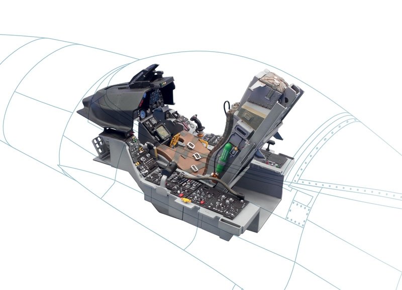 Italeri 2990 F-16 Cockpit 1/12 – immagine 2
