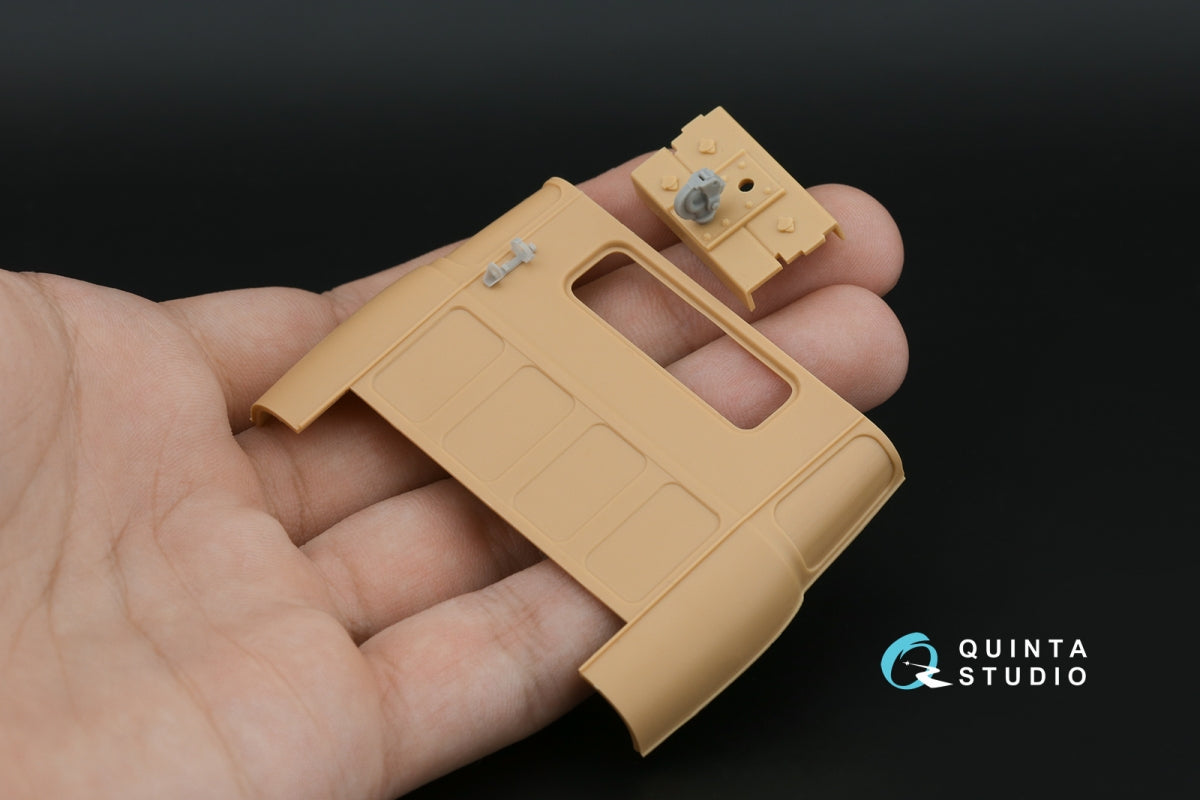Quinta Studio QD+35161 KrAZ-6322 3D-Printed &amp; coloured Interior on decal paper (HobbyBoss) (with 3D-printed resin parts) 1/35