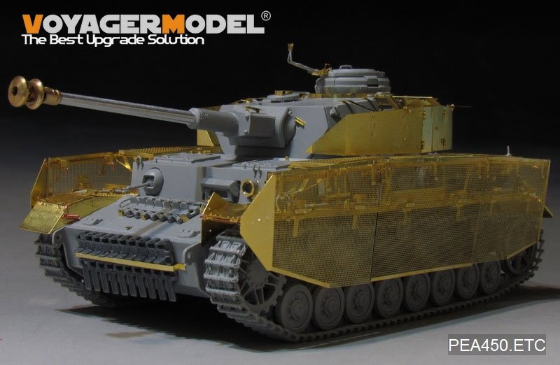Voyager Model PEA450 WWII German Pz.Kpfw.IV Ausf.J &amp;quot;Thoma shields&amp;quot; wire mesh schürzen (Last Production) (FOR Boder 35008) 1/35 – Bild 2