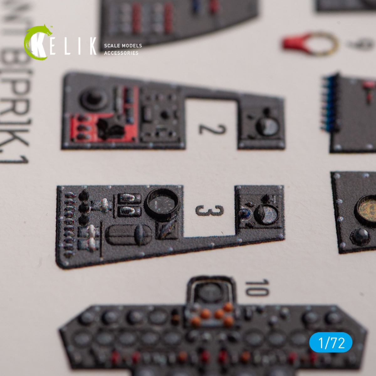 KELIK K72148 Vickers Valiant B(PR)K.1 front cockpit - interior 3D decals for Airfix kit 1/72 – Bild 6