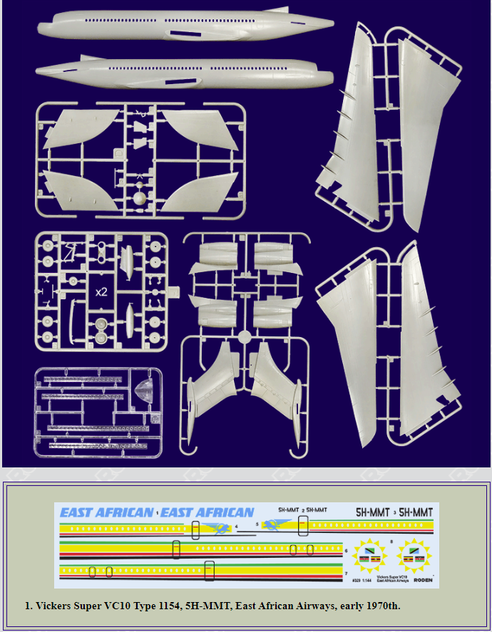 Roden 329 Vickers VC-10 Super type 1154 1/144 – image 2