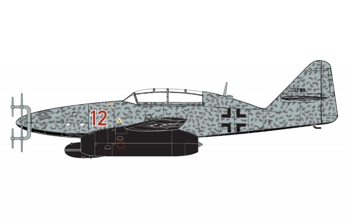 Airfix 04062 Messerschmitt Me 262B-1a 1/72 – immagine 4