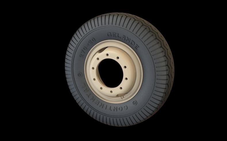 Panzer Art RE35-293 Road wheels Sd.Kfz 234 (Commercial A) 1/35 – Bild 2