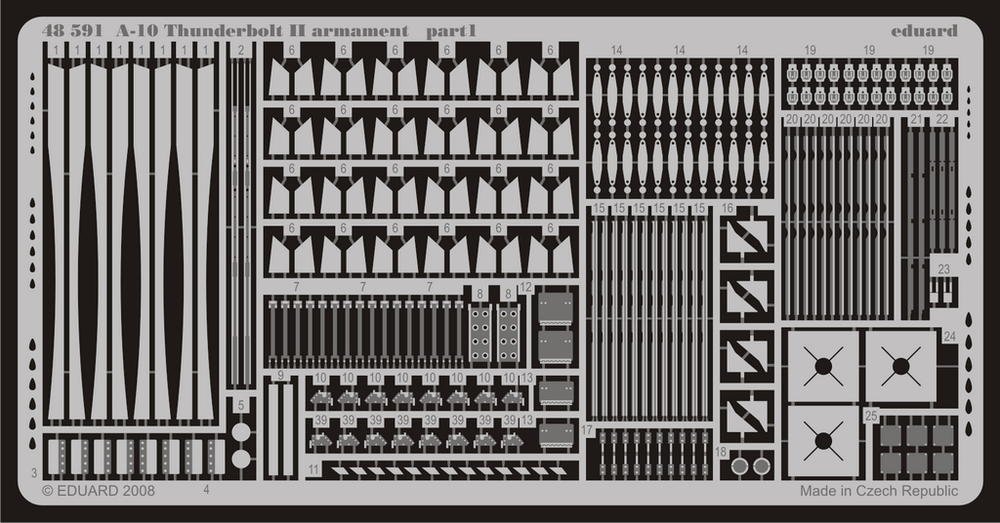 Eduard 48591 A-10 armament 1/48 (HOBBY BOSS) – image 2