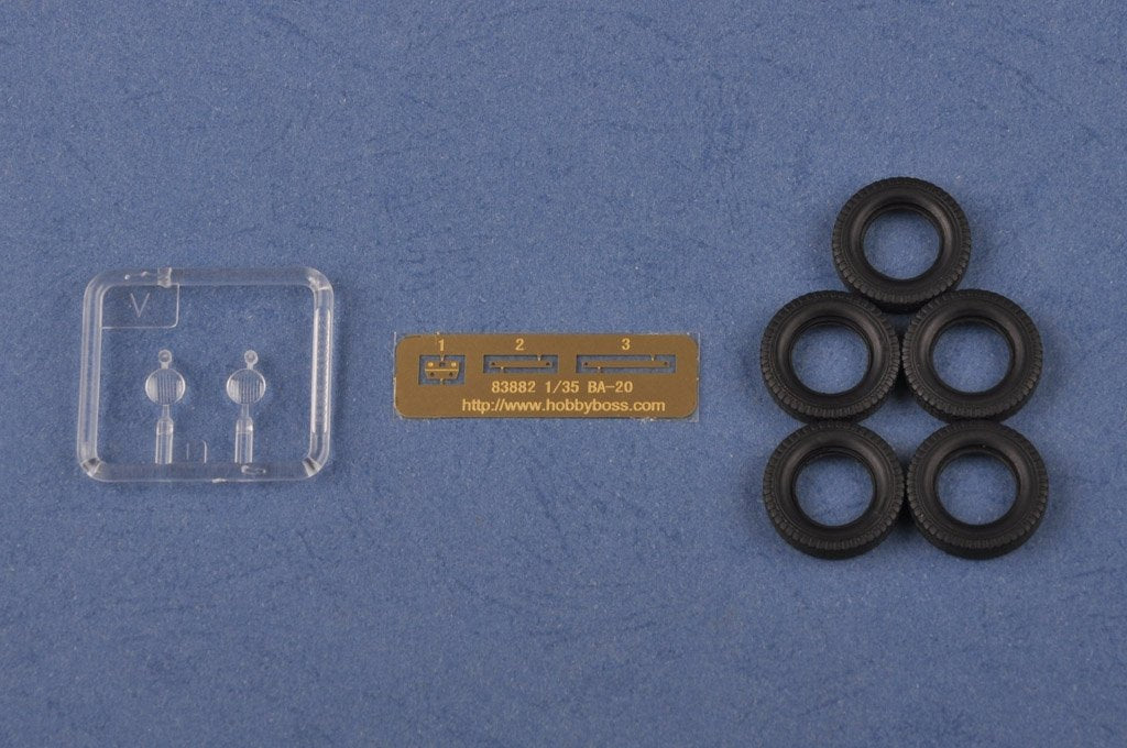 Hobby Boss 83883 Soviet BA-20 Armored Car Mod.1939 1/35 – immagine 5