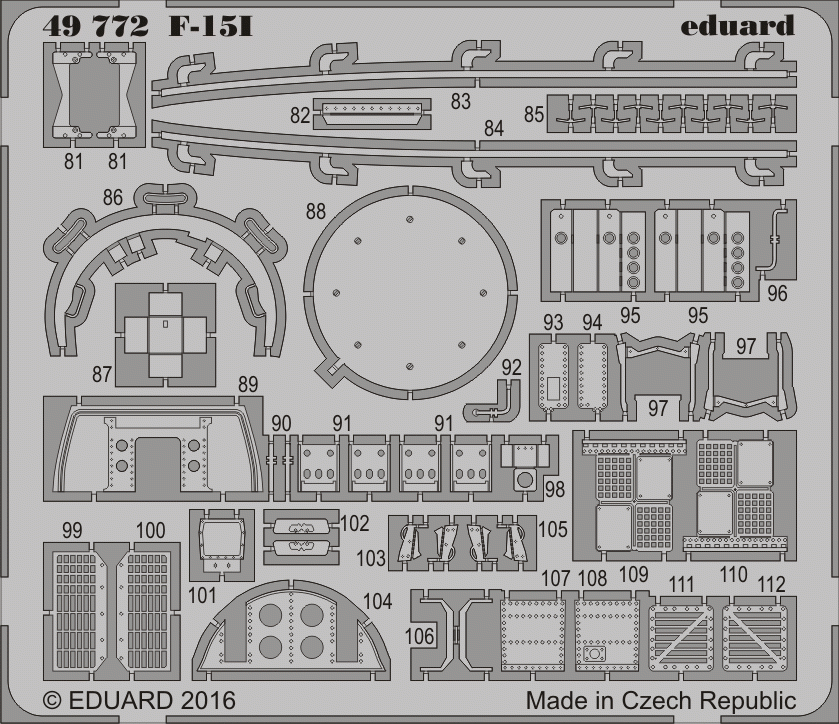 Eduard 49772 F-15I GREAT WALL HOBBY 1/48 – immagine 2
