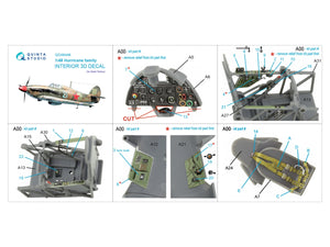 Quinta Studio QD48446 Hurricane family 3D-Printed coloured Interior on decal paper (Italeri/Tamiya) 1/48 – immagine 5