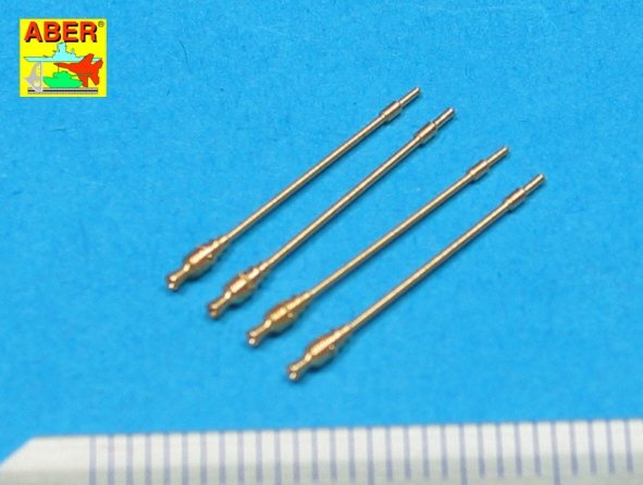 Aber 35L-092 Jeu de 4 canons pour mitrailleuses allemandes MG42 sans chemise (1/35) – image 2