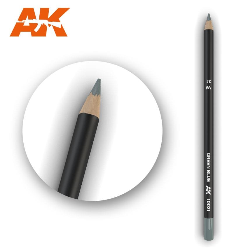 Crayon aquarelle AK Interactive AK10021 VERT BLEU