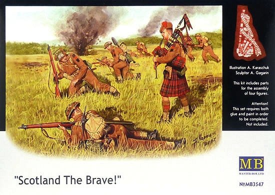 Master Box 3547 Scotland The Brave! 1/35