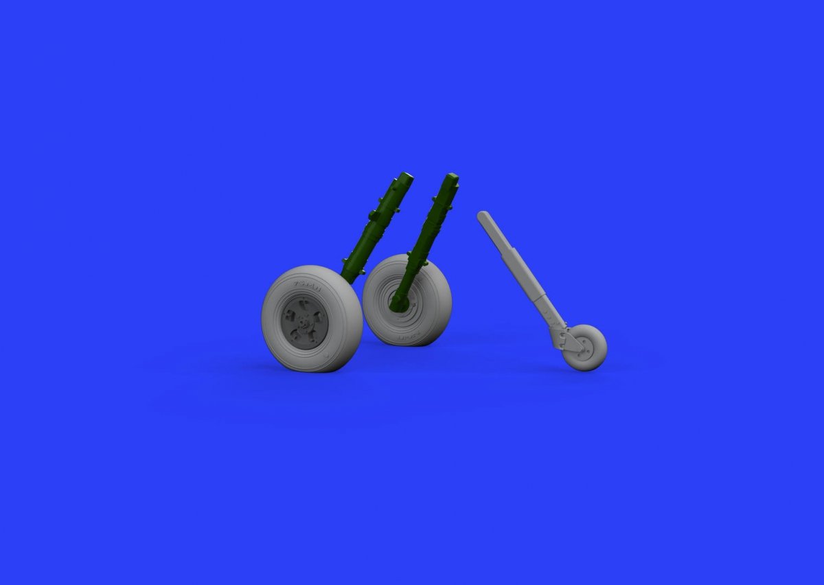 Eduard 648455 Spitfire Mk. I wheels 1/48 TAMIYA – imagen 2