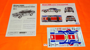 Beemax 24008 Nissan 240RS (BS110) &amp;#39;83 NEW ZEALAND RALLY 1/24 – imagen 4