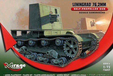 Mirage Hobby 726027 Leningrad 76.2 mm SELF-PROPELLED GUN 1/72
