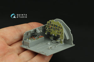 Quinta Studio QD32238 Mitsubishi J2M3/5/6 Raiden 3D-Printed colored Interior on decal paper (Hasegawa) 1/32 – image 6