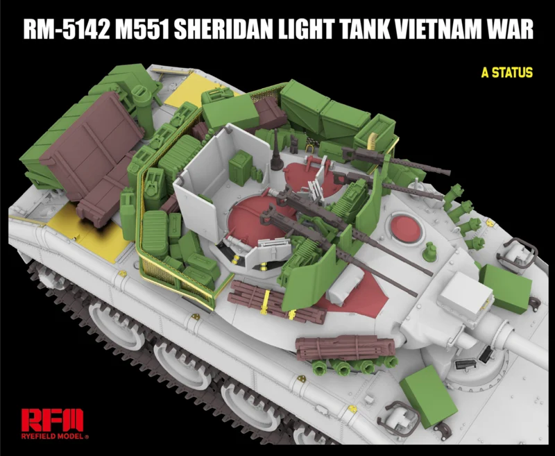 Rye Field Model 5142 M551 Light Tank Sheridan Vietnam War 1/35 – image 5