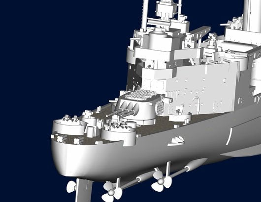 Trumpeter 05747 USS San Francisco CA-38 1944 1/700 – Bild 6