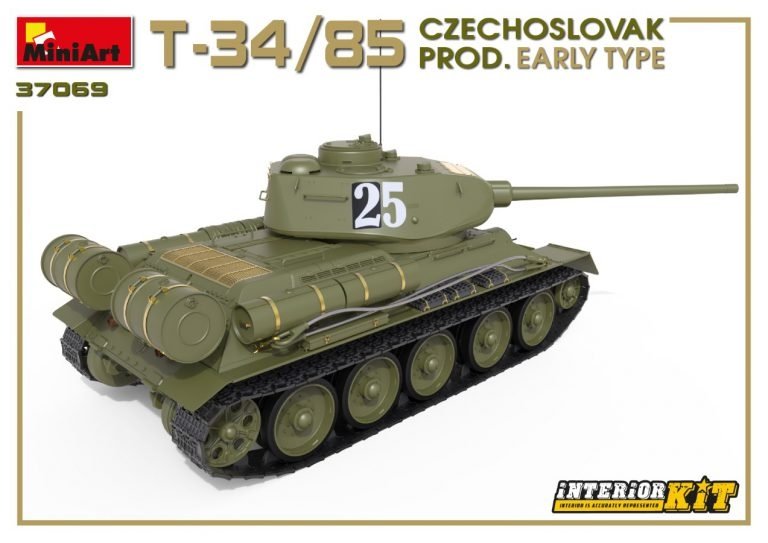 Miniart 37069 T-34/85 Czechoslovak Prod. Early Type 1/35 – image 2