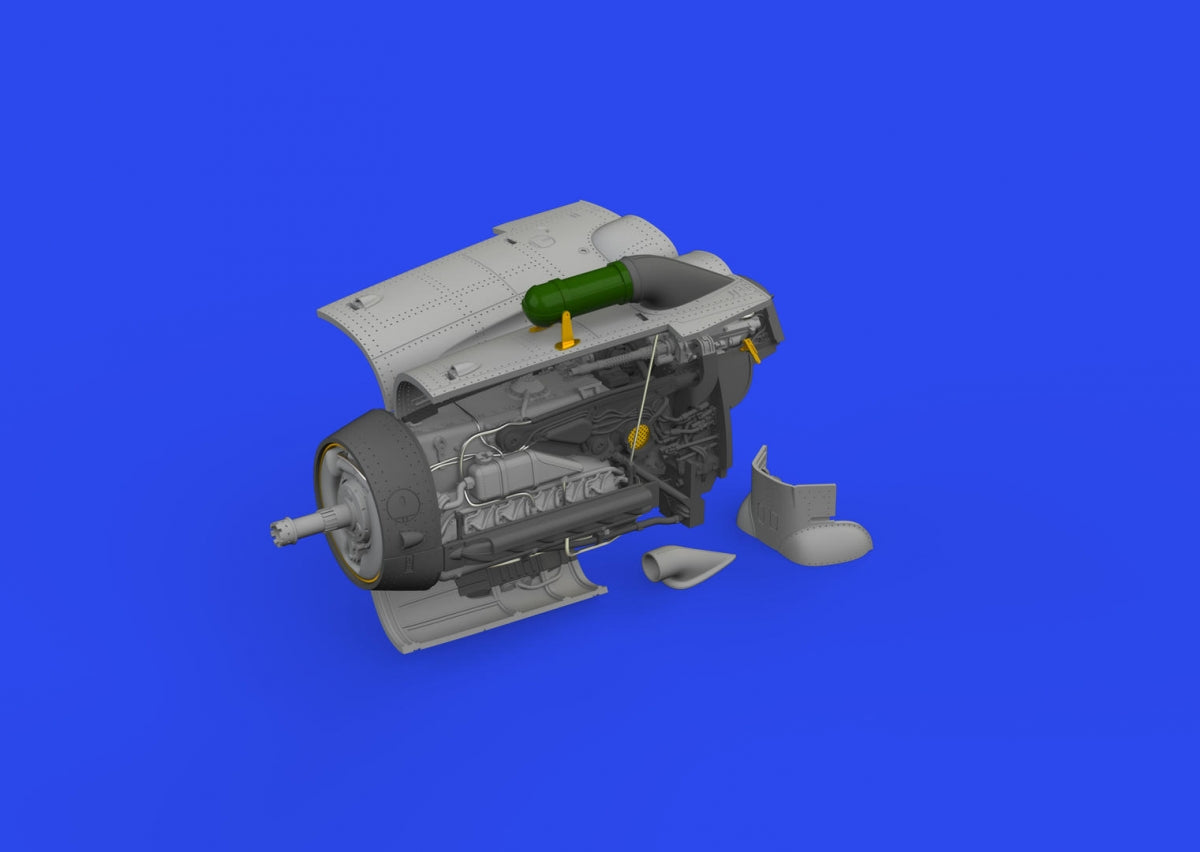 Eduard 672352 Bf 109G-6 engine PRINT EDUARD 1/72 – Bild 3