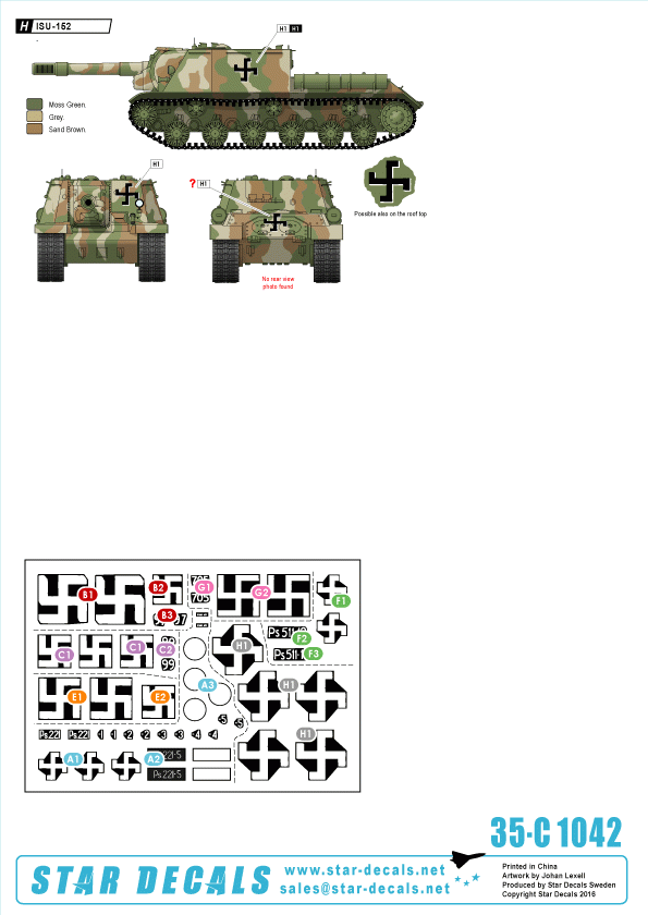 Star Decals 35-C1042 Finnish Tanks in WW2 # 6 1/35 – imagen 2