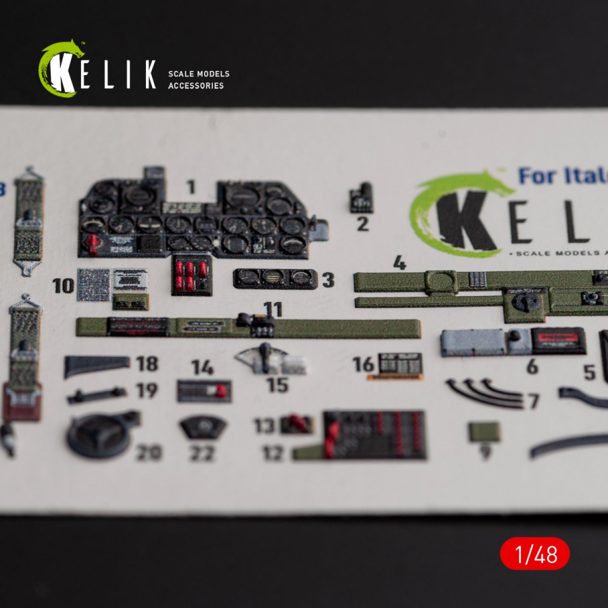 KELIK K48016 Р-47D &amp;quot;Thunderbolt&amp;quot; interior 3D decals for Italeri/Academy kit 1/48 – Bild 4