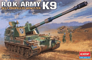 Academy 13219 Obusier automoteur K9 de l&amp;#39;armée de la République de Corée, échelle 1/35