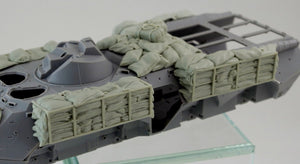 Panzer Art RE35-693 Sandbags armor for Ukrainian BTR-80 1/35 – zdjęcie 6
