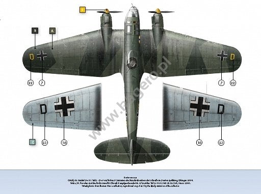 Kagero KD72002 Heinkel He 111 Ps of KG 27 1/72 – zdjęcie 7