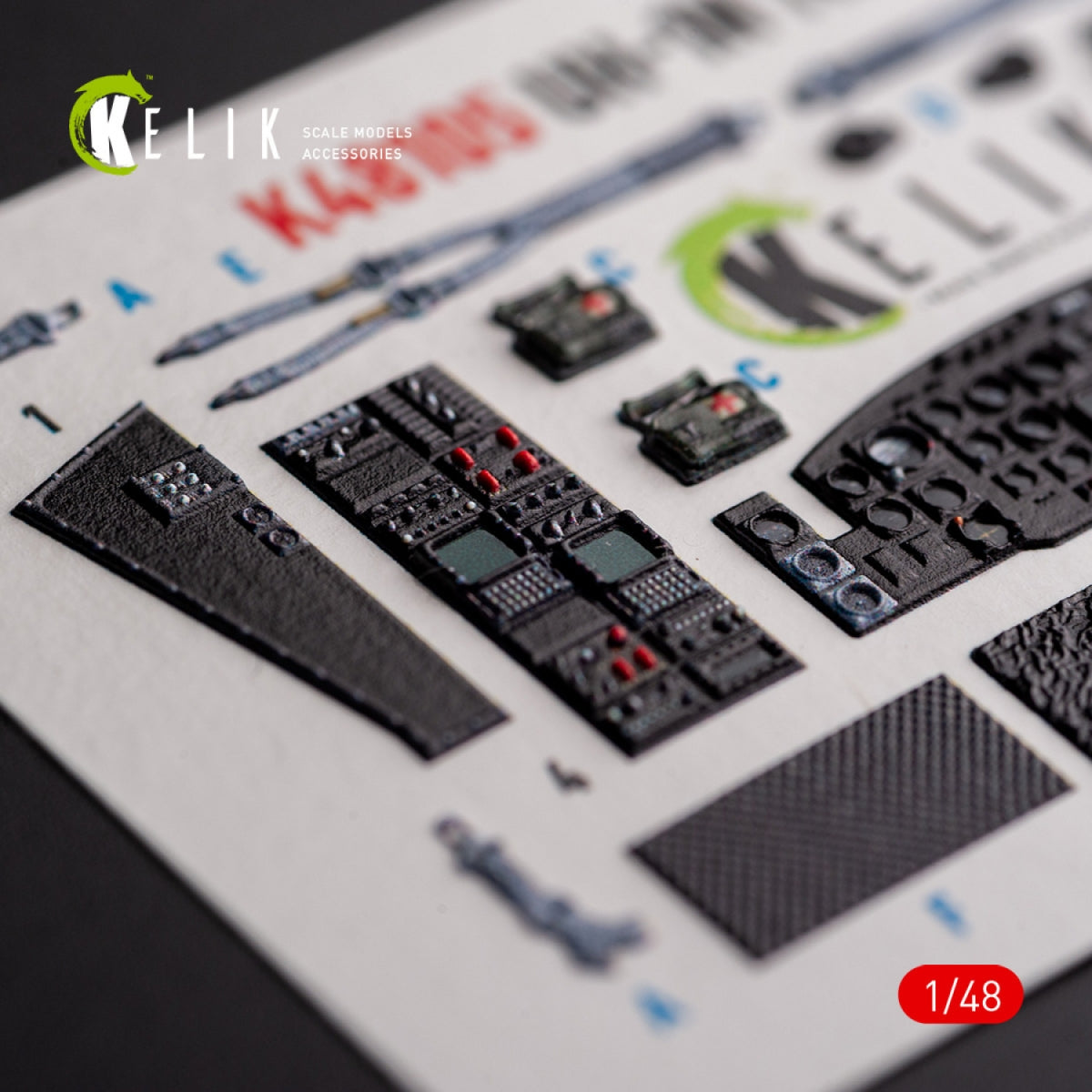 KELIK K48105 UH-1N &amp;quot;Twin Huey&amp;quot; - interior 3D decals for Zimi Model/KittyHawk kit 1/48 – image 3