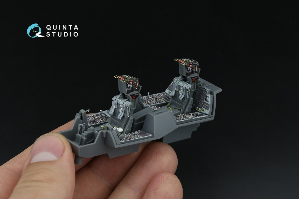 Quinta Studio QD48592 F-14A Tomcat 3D-Printed &amp; coloured Interior on decal paper (GWH) 1/48