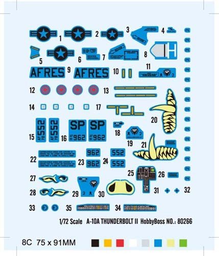 Hobby Boss 80266 A-10A Thunderbolt II 1/72 – immagine 3