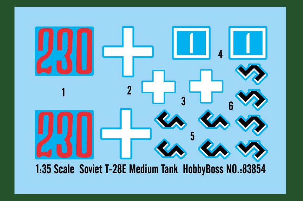 Hobby Boss 83854 Soviet T-28E Medium Tank 1/35 – Bild 3